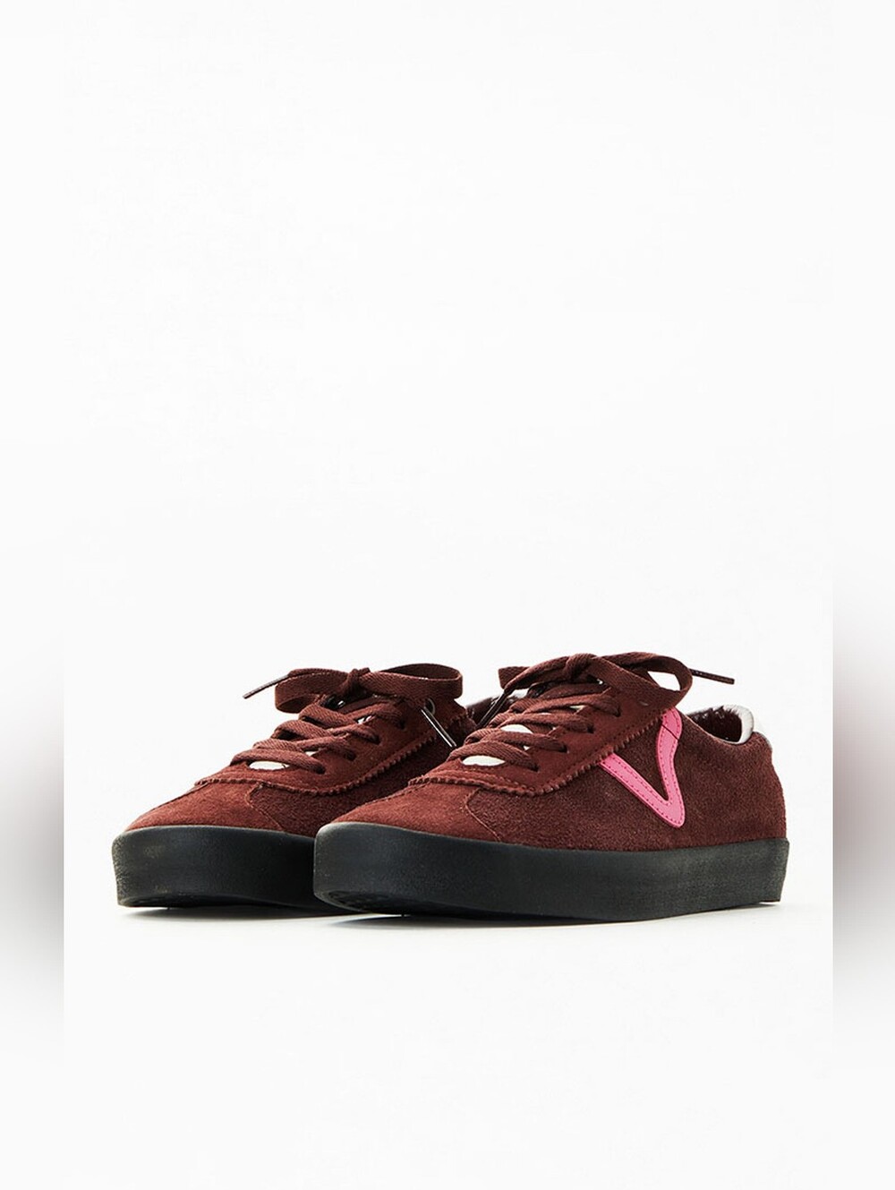 Vans Suede Sport Low Trainers In Brown And Pink - Men Size 5/Women Size 6.5